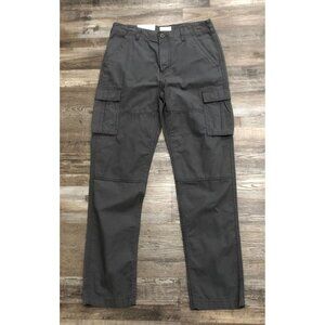 Mutual Weave Mens 32x32 Iron Gray Relax Taper Cargo Pants New with Tags